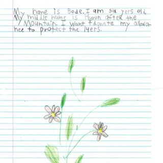 We just had to share this little spirit-lifter we received this morning. The future of the fourteeners is looking extra bright today. Thank you, Bode. We promise to put your allowance to good use. #faithinhumanityrestored #14ersofcolorado #14ers #hikingcolorado #coloradohiking